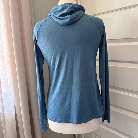 Free Fly Bamboo Shade Hoodie II | Small | Slate Blue - Picture 6 of 8